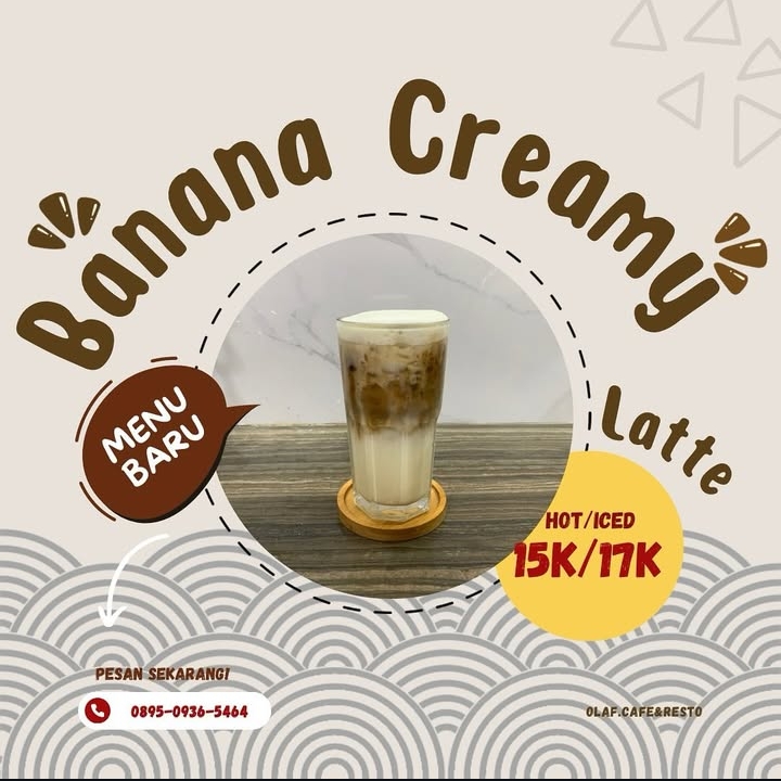 Banana Creamy Latte